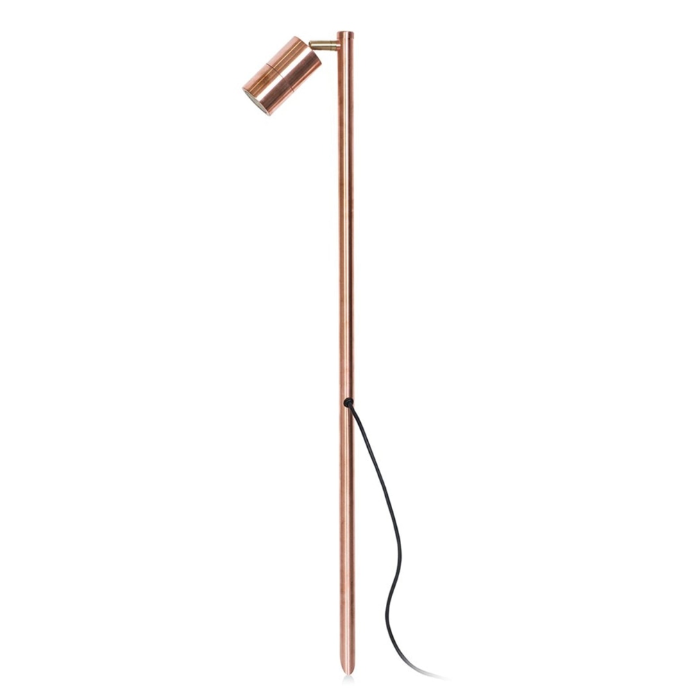 Garden Spike Light Single Adjustable 12V MR16 Copper IP65 L1000mm Cable encl Post Fast shipping On sale