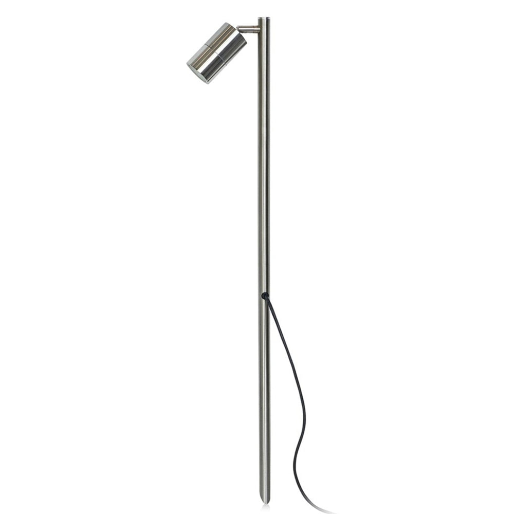 Garden Spike Light Single Adjustable 12V MR16 Stainless Steel 316 IP65 L1000mm Cable encl Post Fast shipping On sale