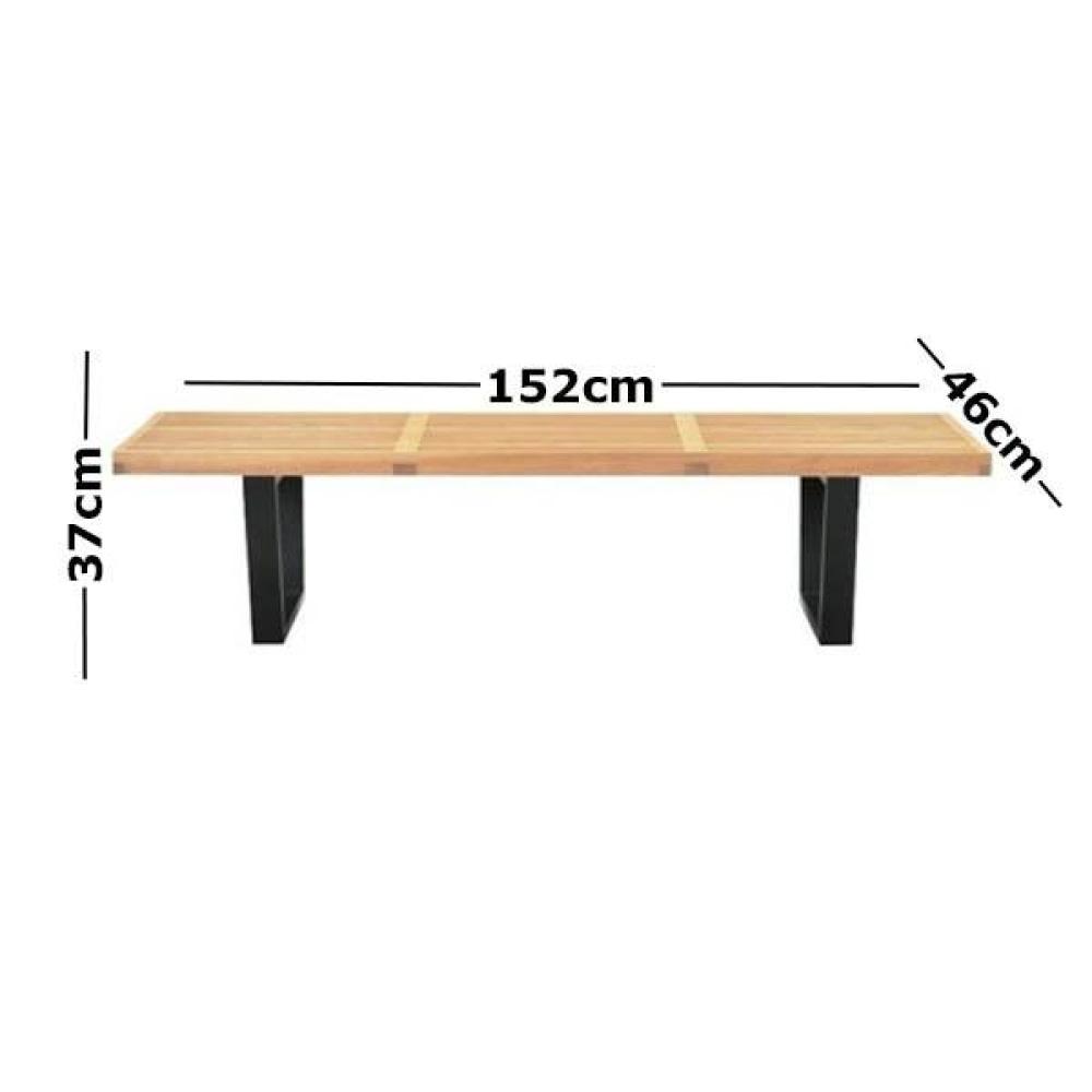 George Nelson Replica Platform Bench 152cm - Natural Fast shipping On sale