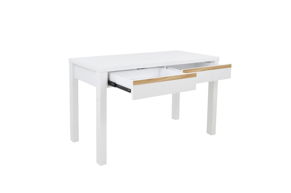 Georgia Study Writing Office Desk - White Fast shipping On sale