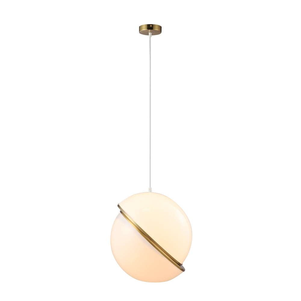 Gigi Modern Futuristic Cylindrical Pendant Lamp Light Large White Fast shipping On sale