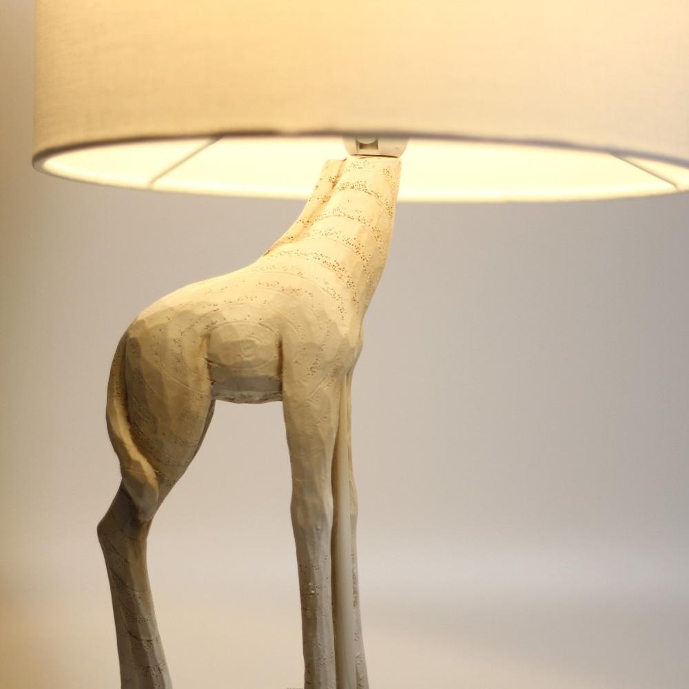 Giraffe Standing Modern Elegant Table Lamp Desk Light - White Fast shipping On sale