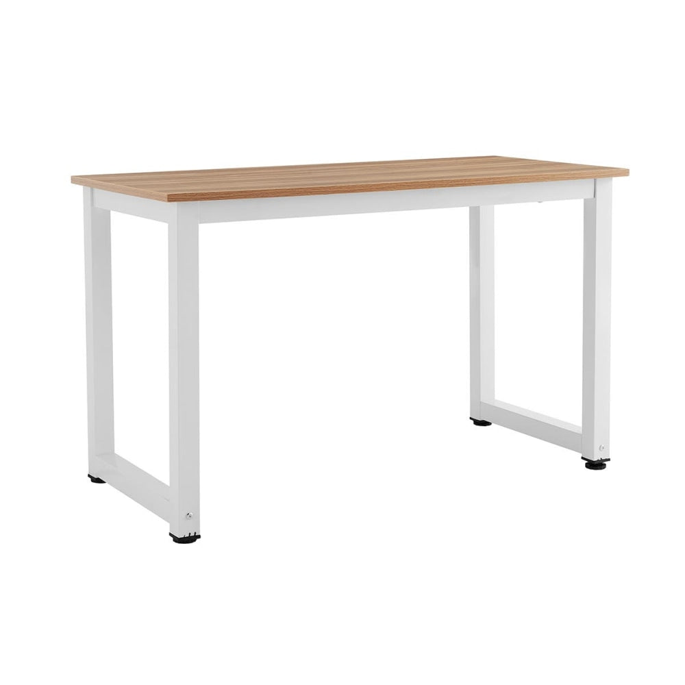 Glasgow Computer Work Task Study Office Desk - Walnut/White White Fast shipping On sale