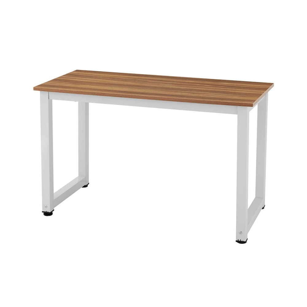 Glasgow Computer Work Task Study Office Desk - Walnut/White White Fast shipping On sale