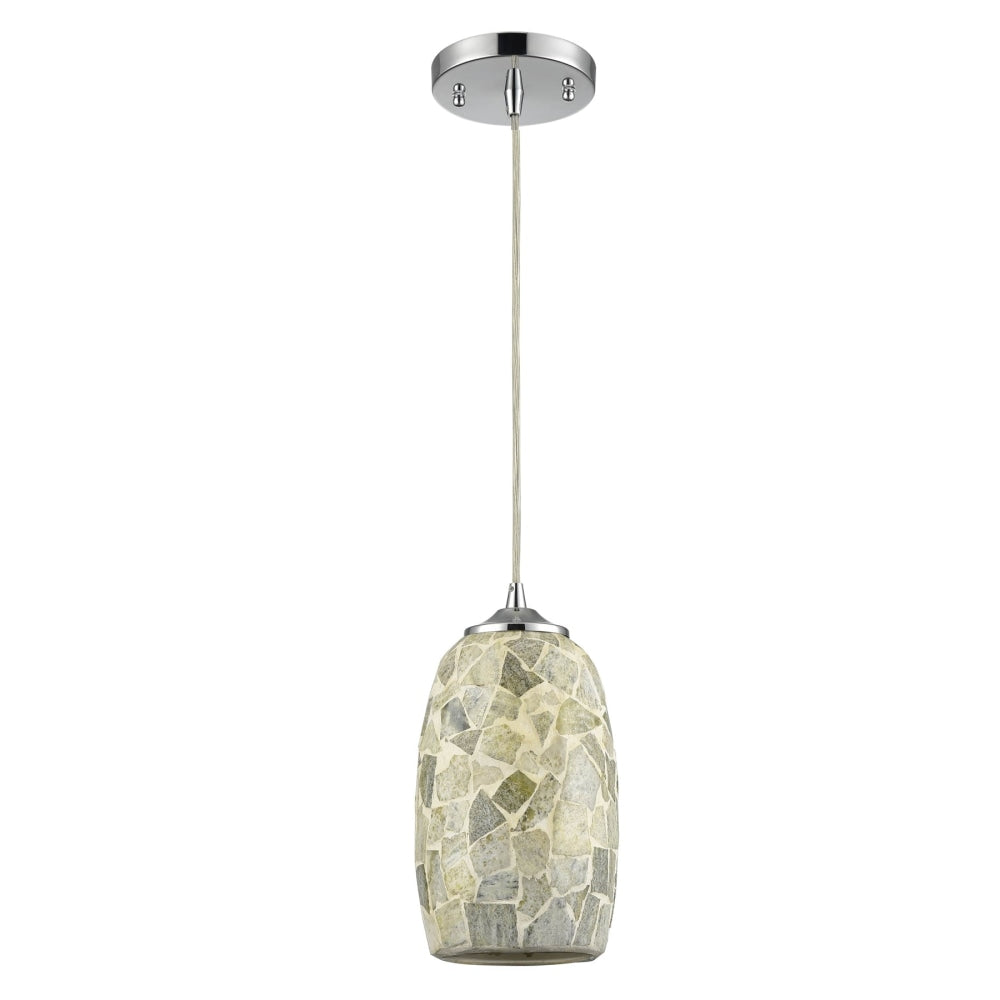 GLAZE Pendant Lamp Light Interior ES Stone Mosaic Glass Ellipse OD136mm Fast shipping On sale