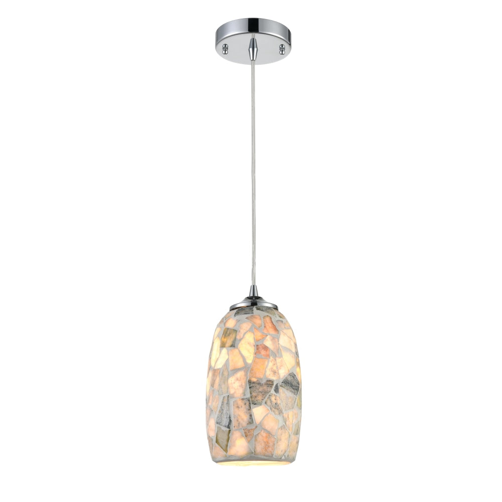 GLAZE Pendant Lamp Light Interior ES Stone Mosaic Glass Ellipse OD136mm Fast shipping On sale