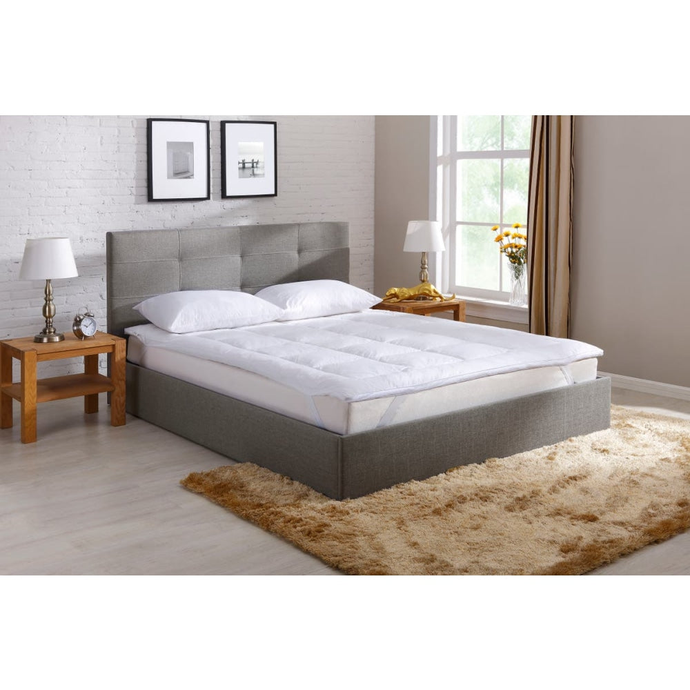 Goose Down and Feather Mattress Topper - King Fast shipping On sale