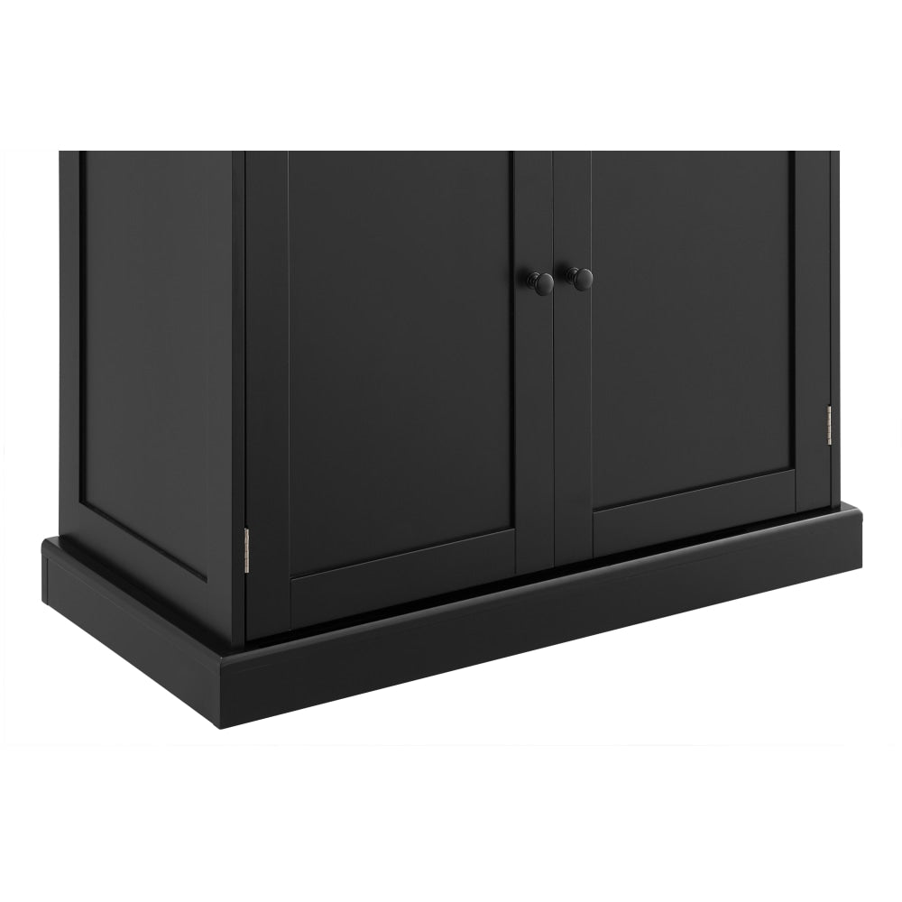 Hampton Style Buffet Unit Sideboard Storage Cabinet - Black & Fast shipping On sale