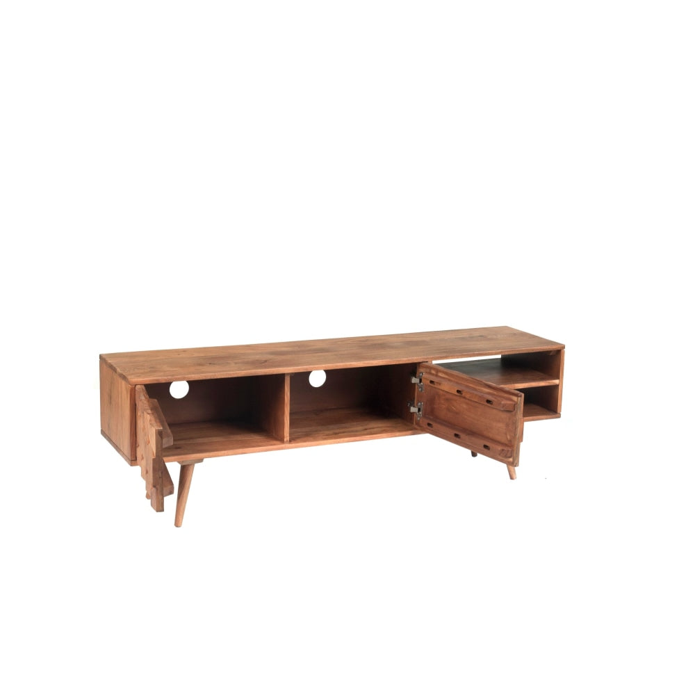 Hansen Lowline Entertainment Unit TV Stand Storage Cabinet 145cm - Acacia Fast shipping On sale