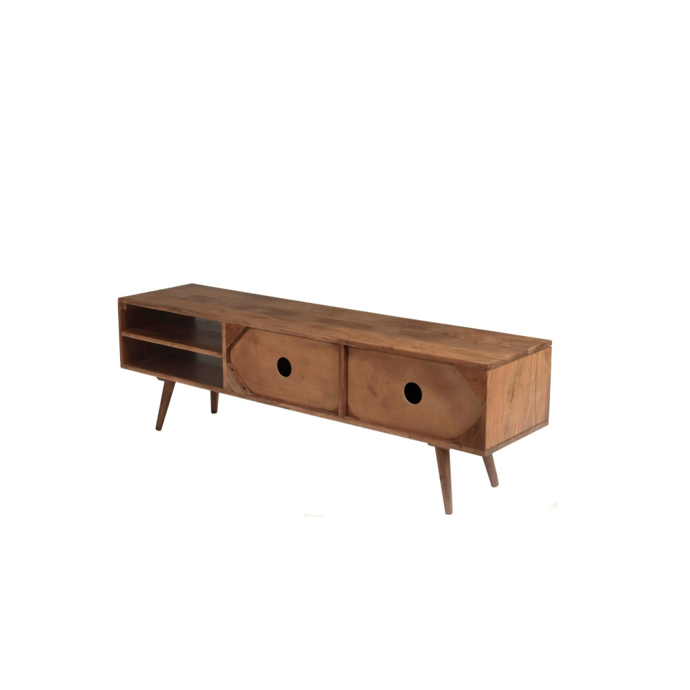 Hansen Lowline Entertainment Unit TV Stand Storage Cabinet 145cm - Acacia Fast shipping On sale