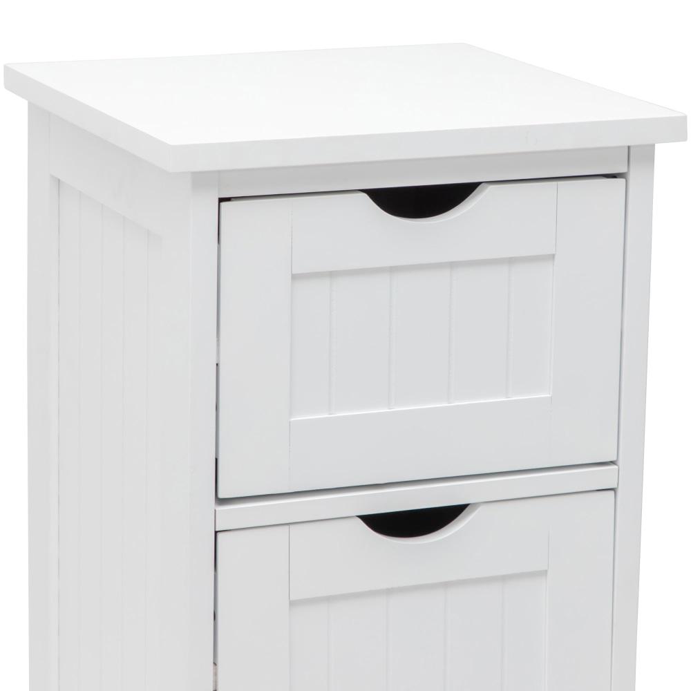 Harper 4-Drawer Multipurpose Bathroom Storage Cabinet Talboy - White Fast shipping On sale