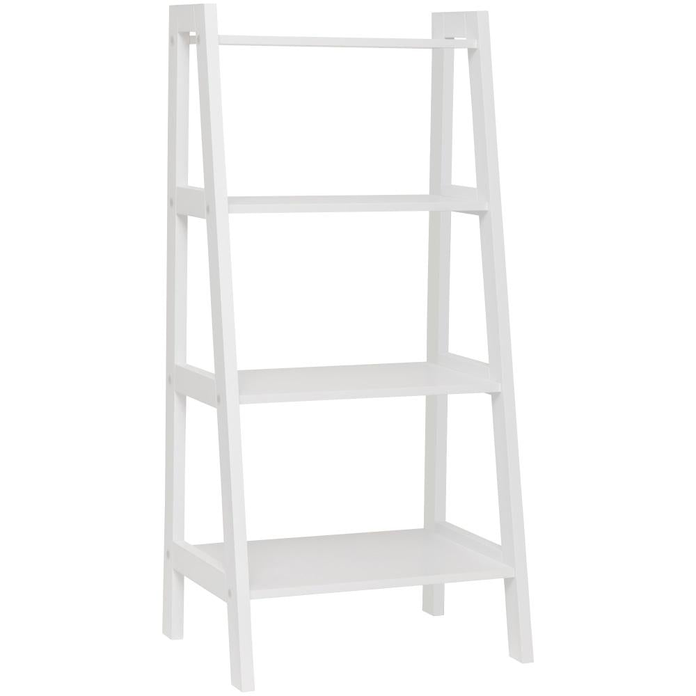 Harper Multipurpose 4-Tier Ladder Display Storage Bathroom Shelf - White Cabinet Fast shipping On sale
