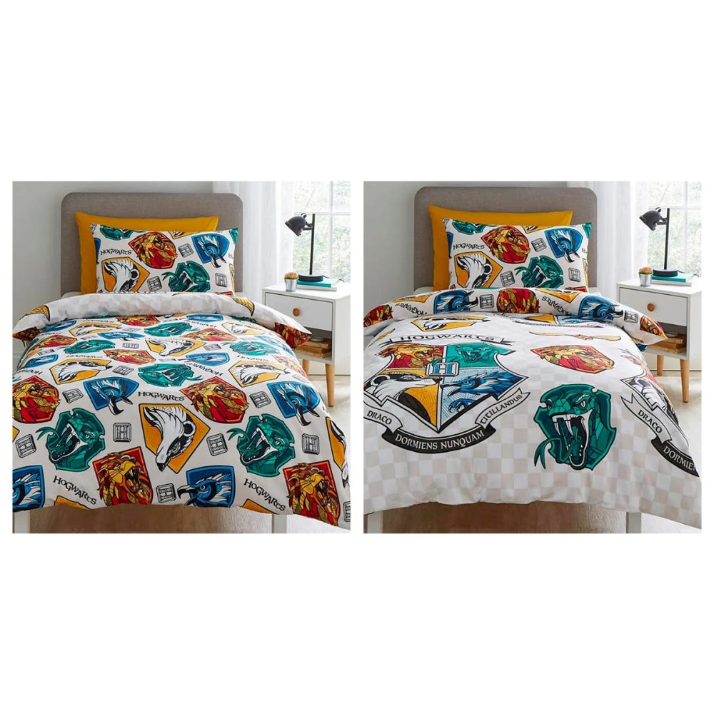 Harry Potter Grid Kids Single Reversible Quilt Cover Set Fast shipping On sale