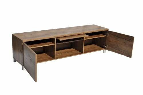 Heidi TV Stand Cabinet Entertainment Unit 1.8m - Antique Oak Fast shipping On sale