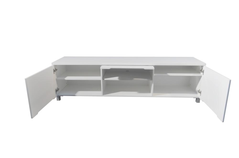 Heidi TV Stand Cabinet Entertainment Unit 1.8m - High Gloss White Fast shipping On sale
