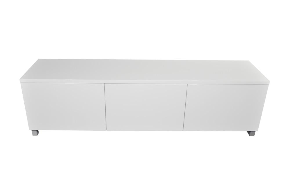 Heidi TV Stand Cabinet Entertainment Unit 1.8m - High Gloss White Fast shipping On sale