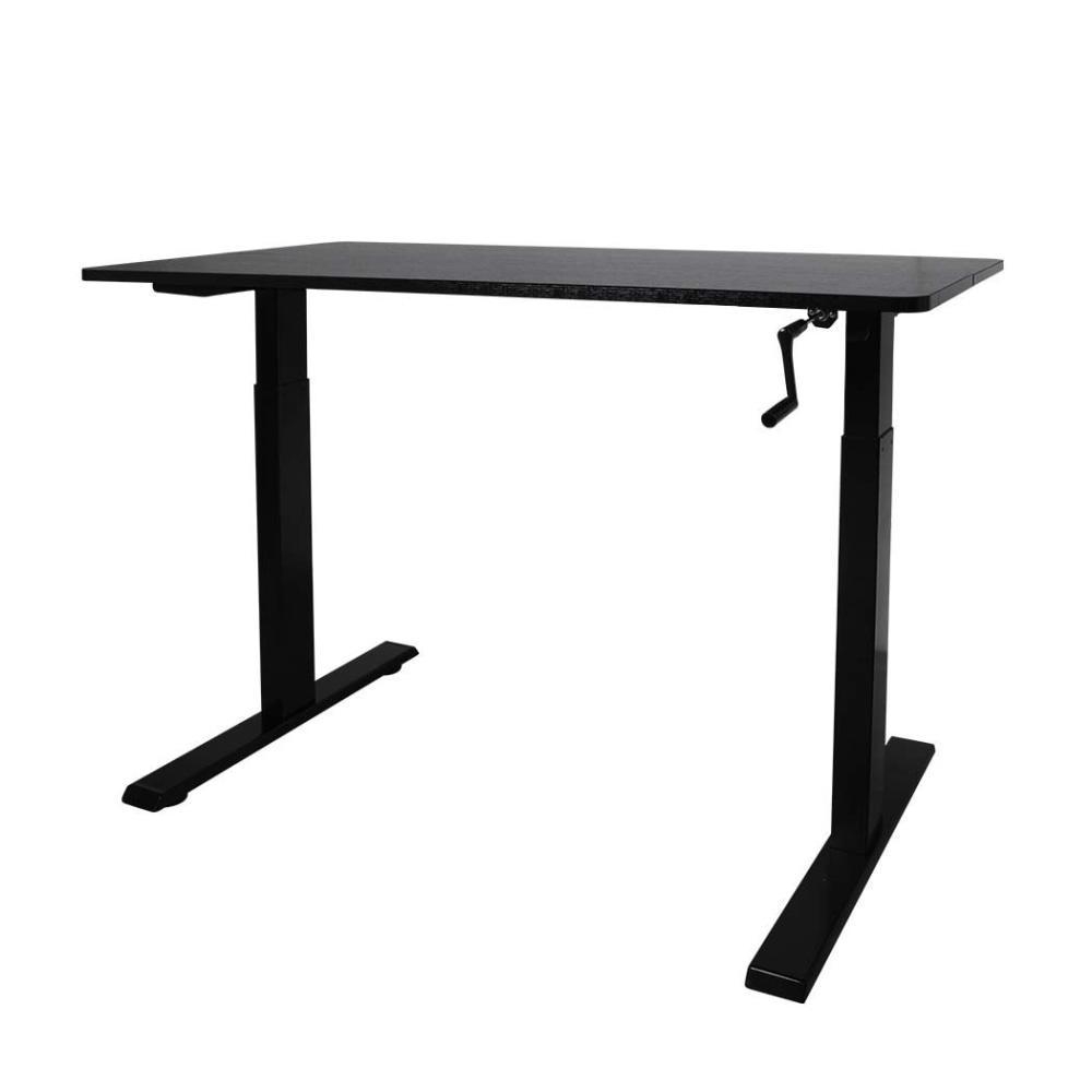 Height Adjustable Desk Office Furniture Manual Sit Stand Table Riser Home Study Black Fast shipping On sale