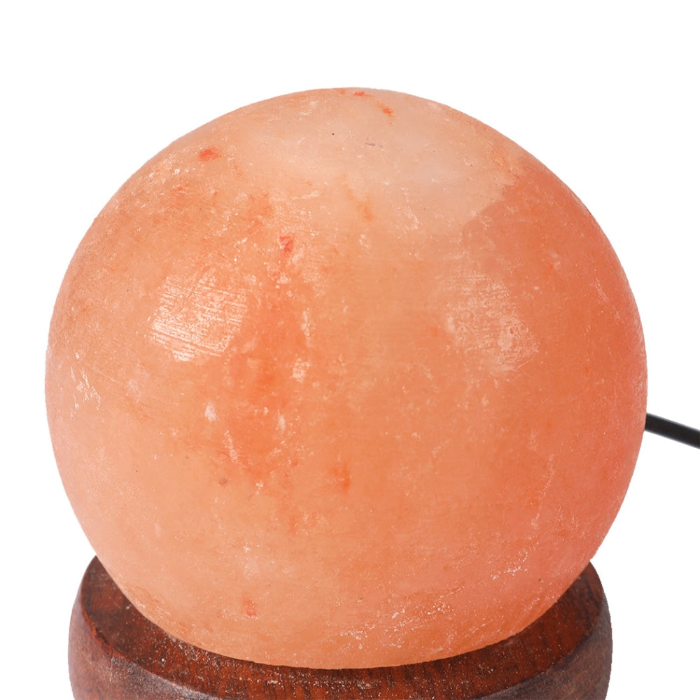 Himalayan Salt Lamp Globe USB Natural Crystal Rock Cord Night Light Lamps Globes Table Fast shipping On sale