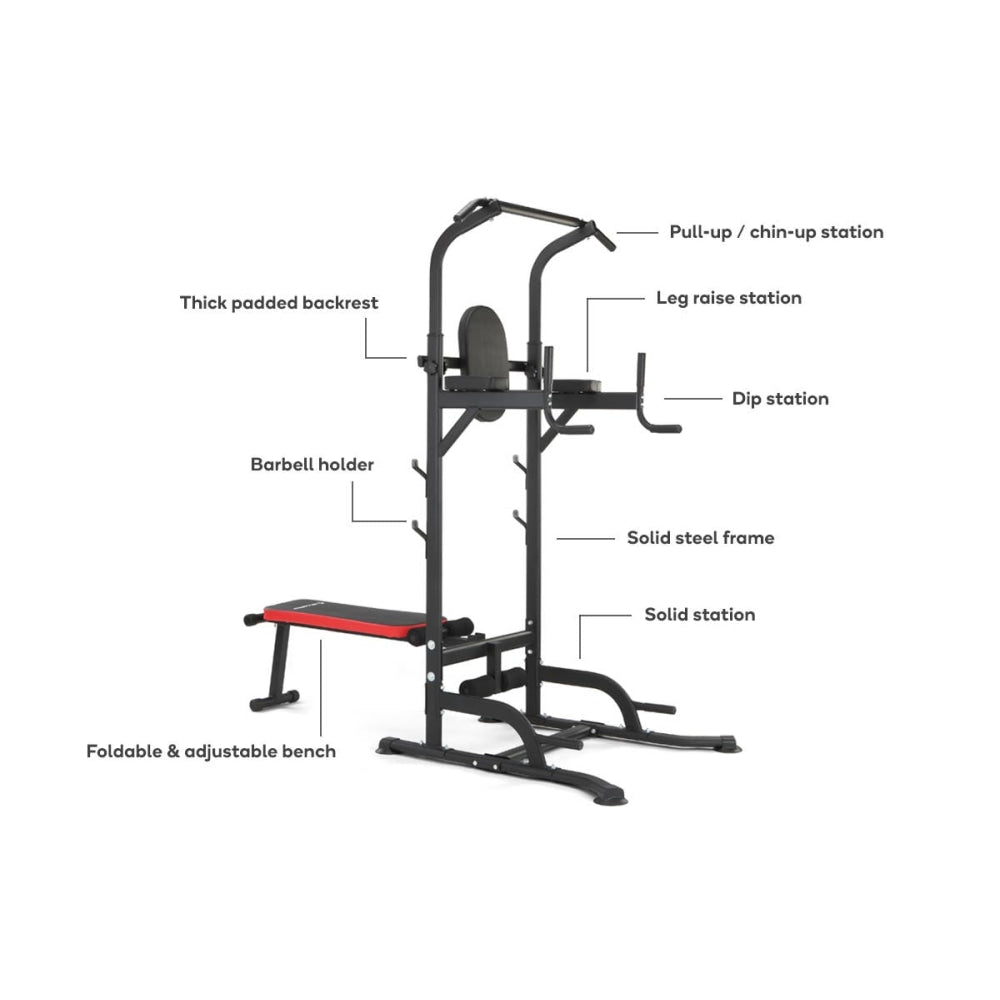 Momentous Living - Home Gym Multi-Function Power Tower Sports & Fitness ...