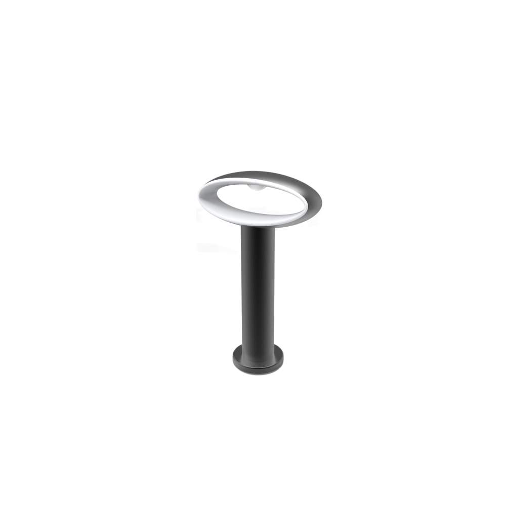 HORUS Garden Bollard Light 9W Oval (Open) Matte Black 3000K IP54 H300mm 368LM Fast shipping On sale