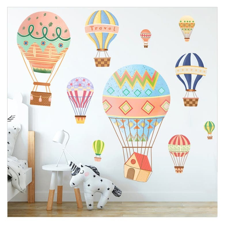 Hot Airballoon Nursery Wall Sticker Decoration Decor Fast shipping On sale
