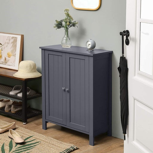 Vasagle Floor Cabinet with 2 Doors Gray Bathroom Cupboard Fast shipping On sale