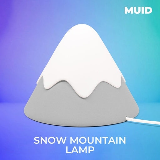 Snow Mountain LED Nightlight Rechargeable Touch Bedside Table Portable Desk Lamp Fast shipping On sale