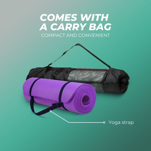 NBR Yoga Mat 2.0CM (Purple) Sports & Fitness Fast shipping On sale