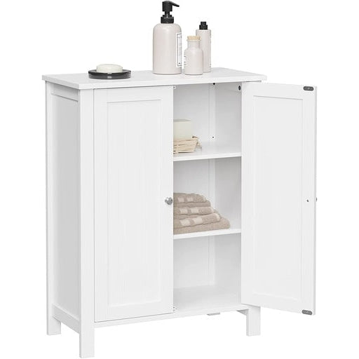 Vasagle Floor Cabinet with 2 Doors White Bathroom Cupboard Fast shipping On sale