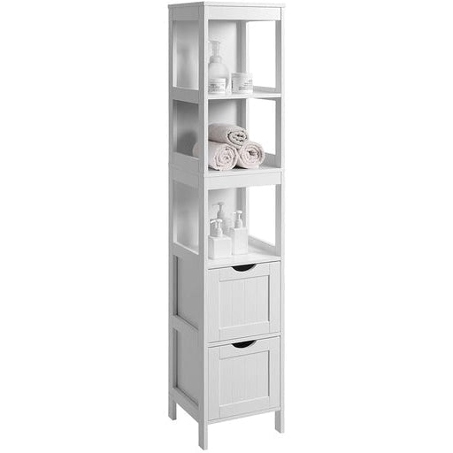 Vasagle Floor Cabinet with Shelves and Drawers Cupboard White Fast shipping On sale