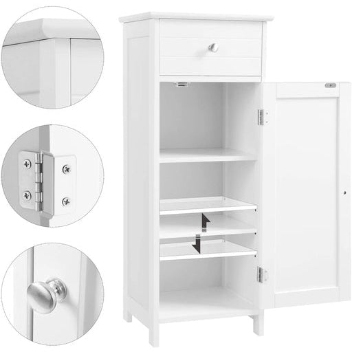 Vasagle Floor Cabinet with 1 Door and Drawer Bathroom Storage Cupboard Fast shipping On sale