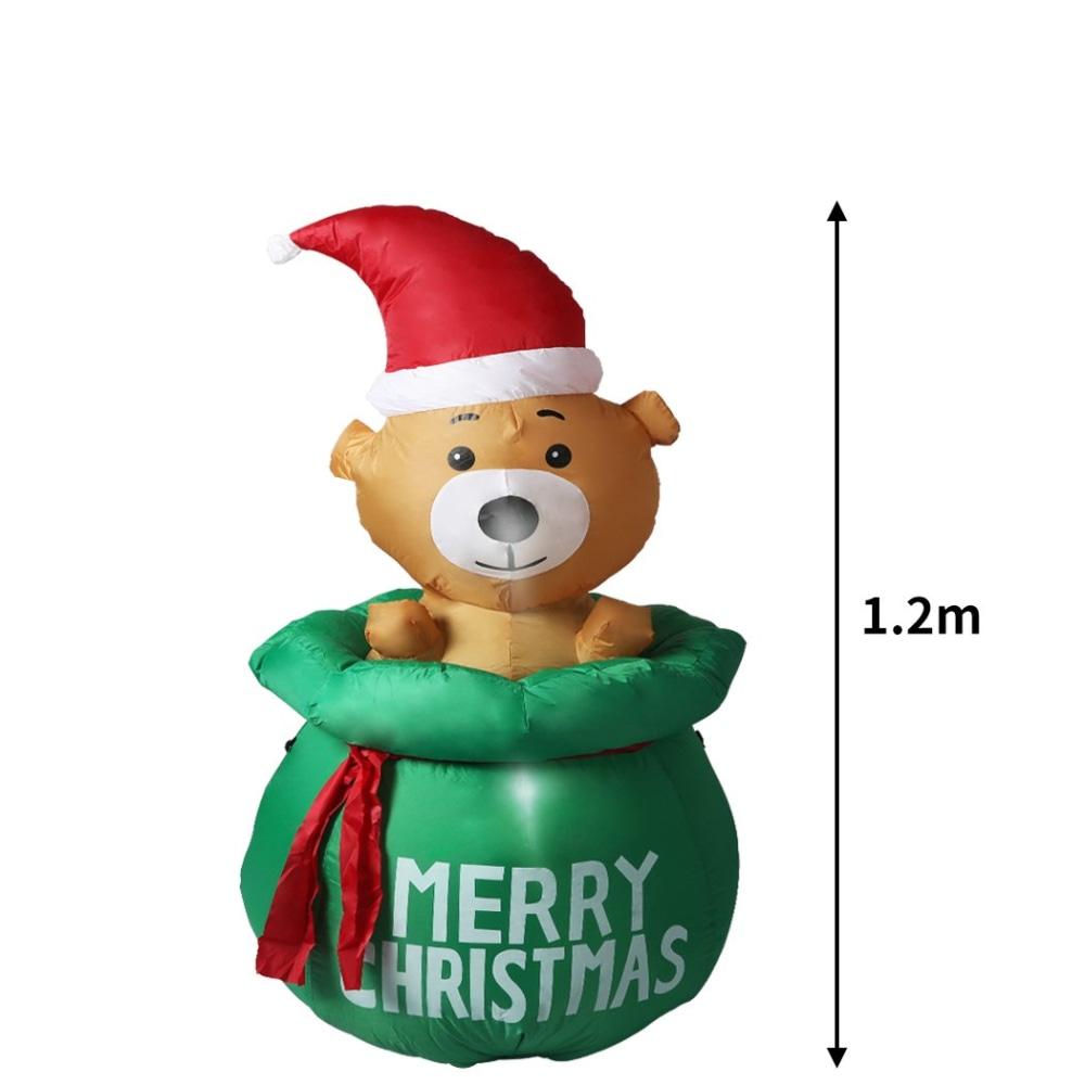 Inflatable Christmas Decorations Bubbly Bear 1.5M LED Lights Xmas Party Fast shipping On sale
