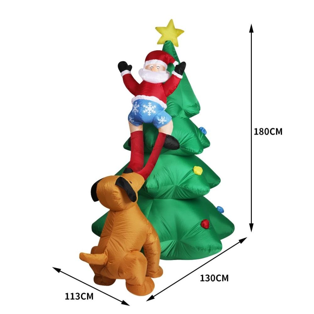 Inflatable Christmas Santa Snowman with LED Light Xmas Decoration Outdoor Type 1 Fast shipping On sale