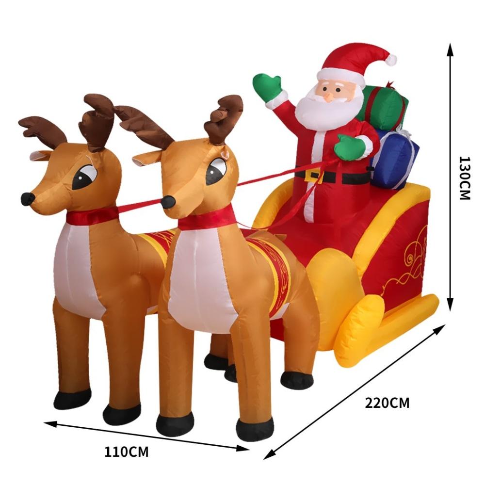 Inflatable Christmas Santa Snowman with LED Light Xmas Decoration Outdoor Type 5 Fast shipping On sale
