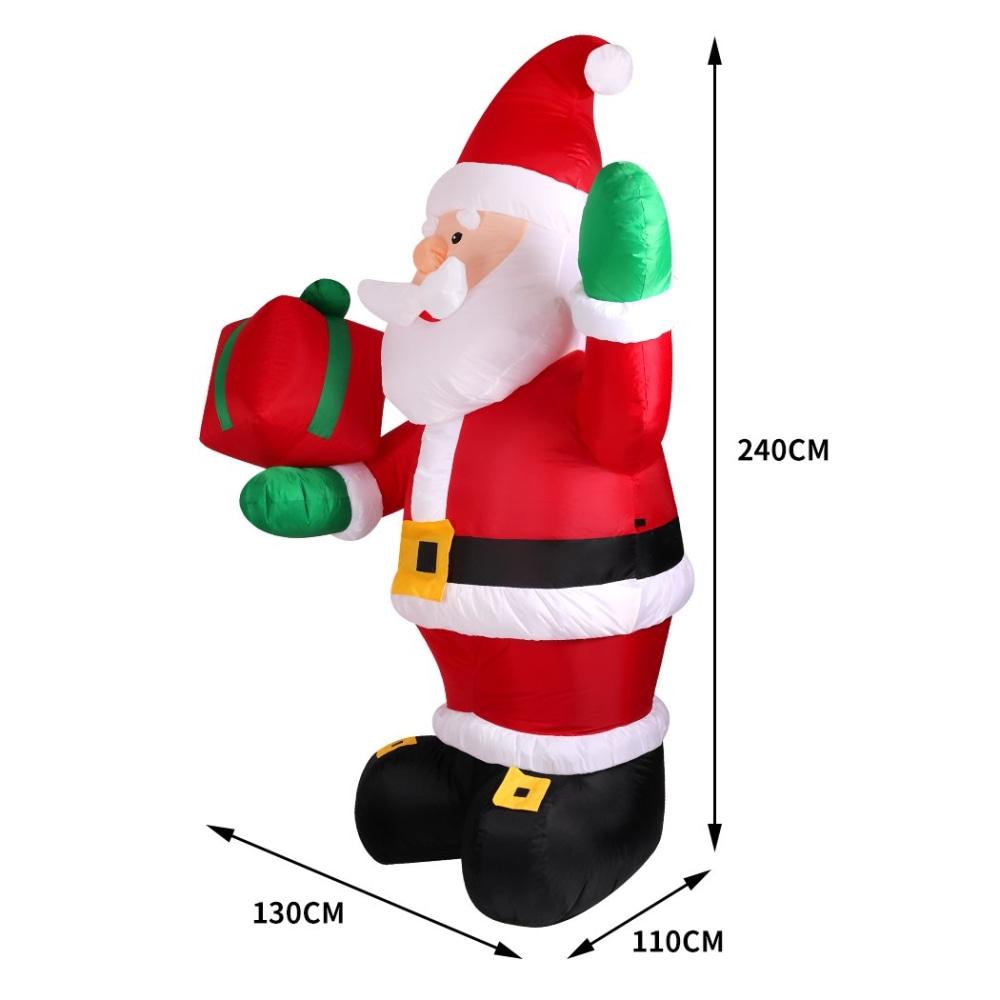 Inflatable Christmas Santa Snowman with LED Light Xmas Decoration Outdoor Type 6 Fast shipping On sale