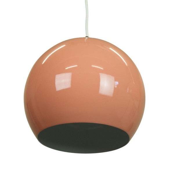 Itzel Modern Spherical Cord Drop Metal Pendant Light Lamp - Beige Red Fast shipping On sale