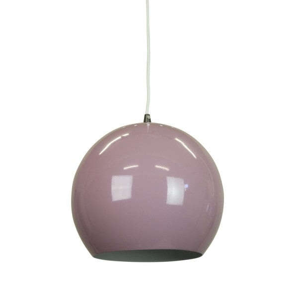 Itzel Modern Spherical Cord Drop Metal Pendant Light Lamp - Pastel Violet Fast shipping On sale