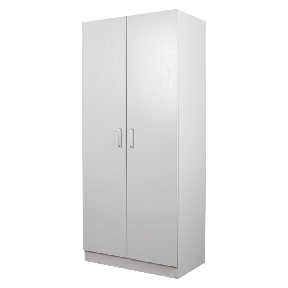 Modern 2 - Door Multi - Purpose 5 - Tier Cupboard Pantry Storage Cabinet - White Fast shipping On sale