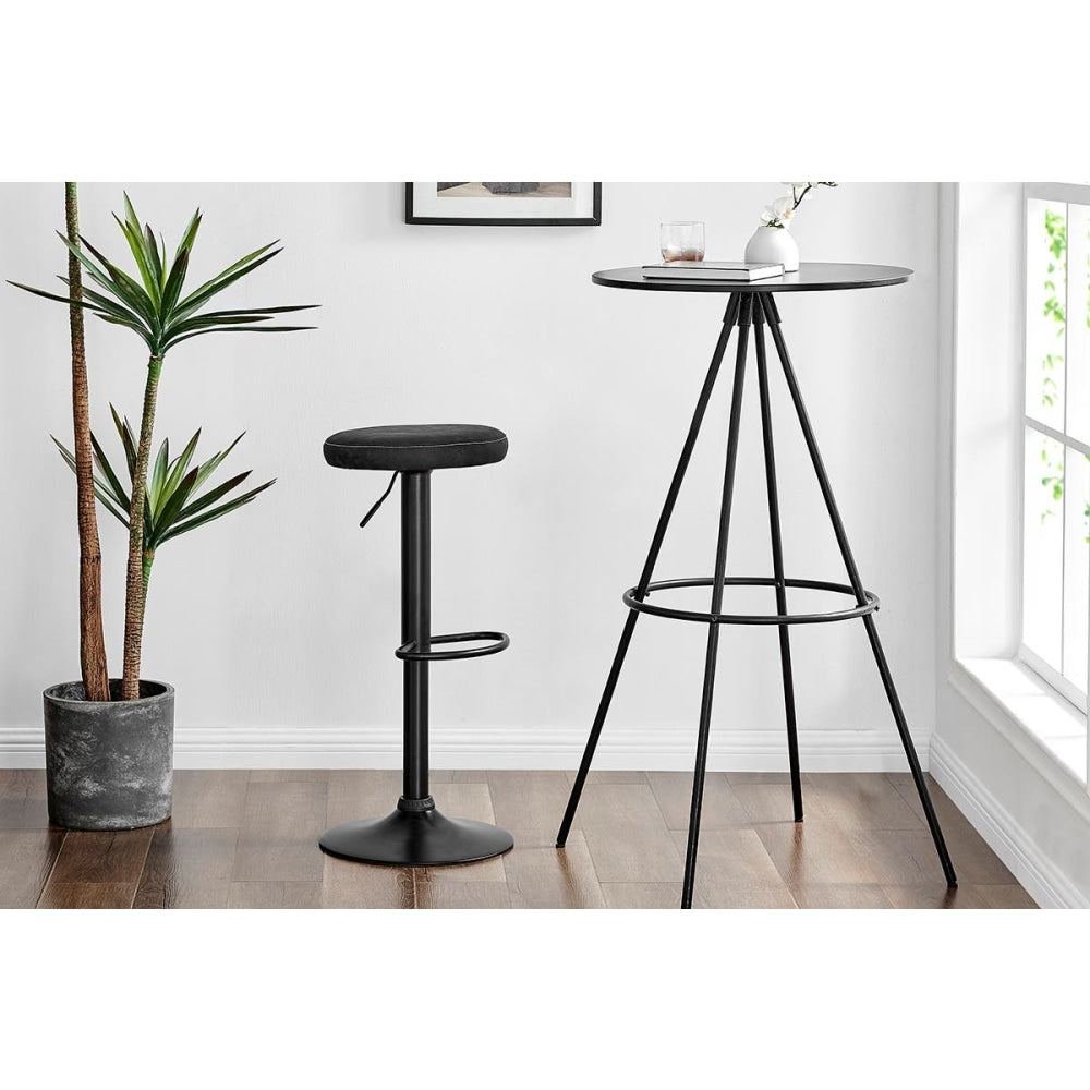 Jackson PU Leather Height Adjustable Kitchen Counter Bar Stool - Charcoal Fast shipping On sale