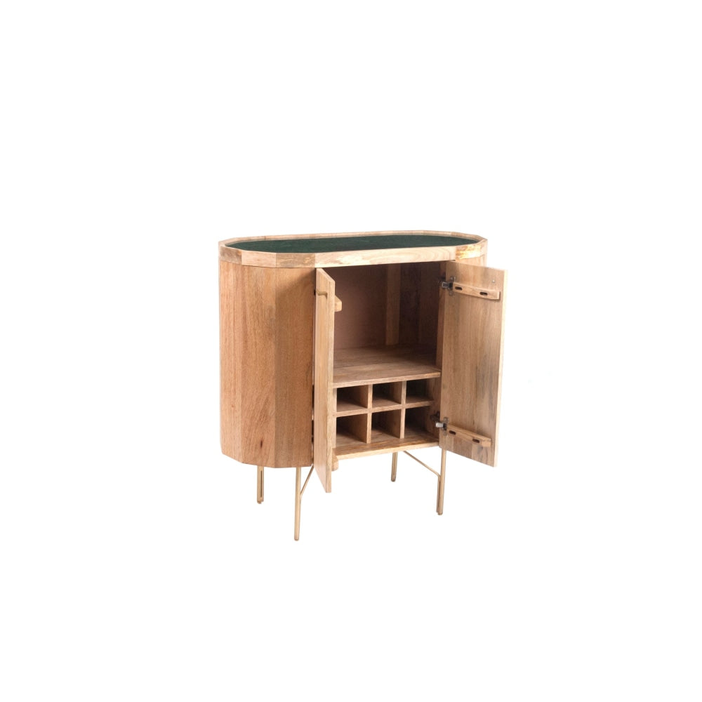 Jade Bar Buffet Unit Sideboard Storage Cabinet - Green Marble & Fast shipping On sale