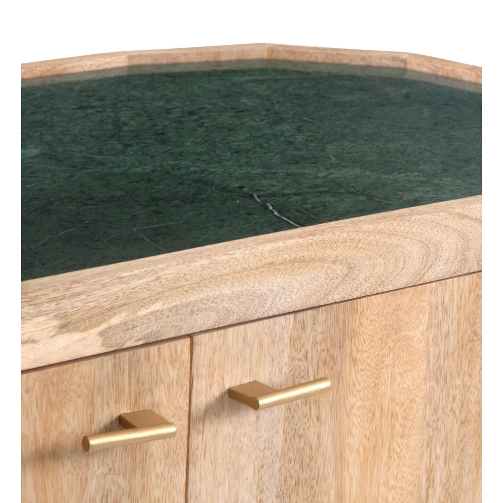 Jade Bar Buffet Unit Sideboard Storage Cabinet - Green Marble & Fast shipping On sale