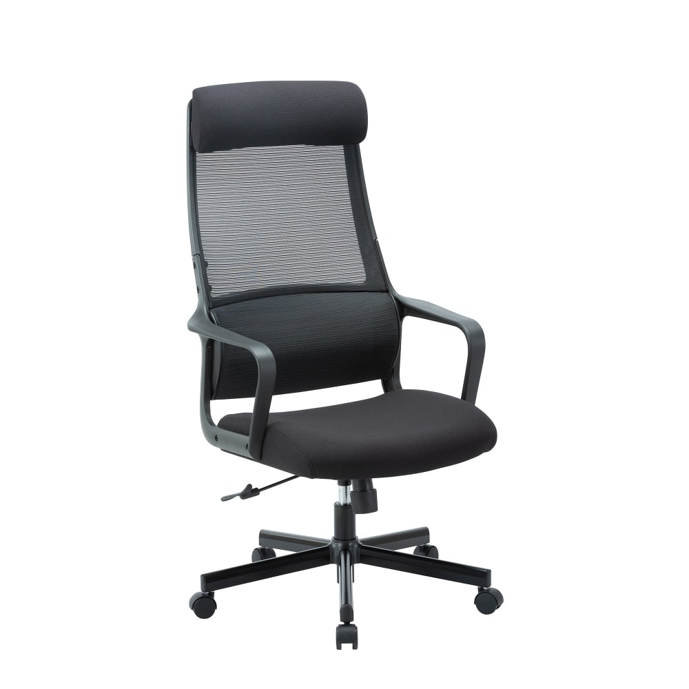 Jair High Back Ergonomic Fabric Office Task Comptuer Working Chair - Black Fast shipping On sale