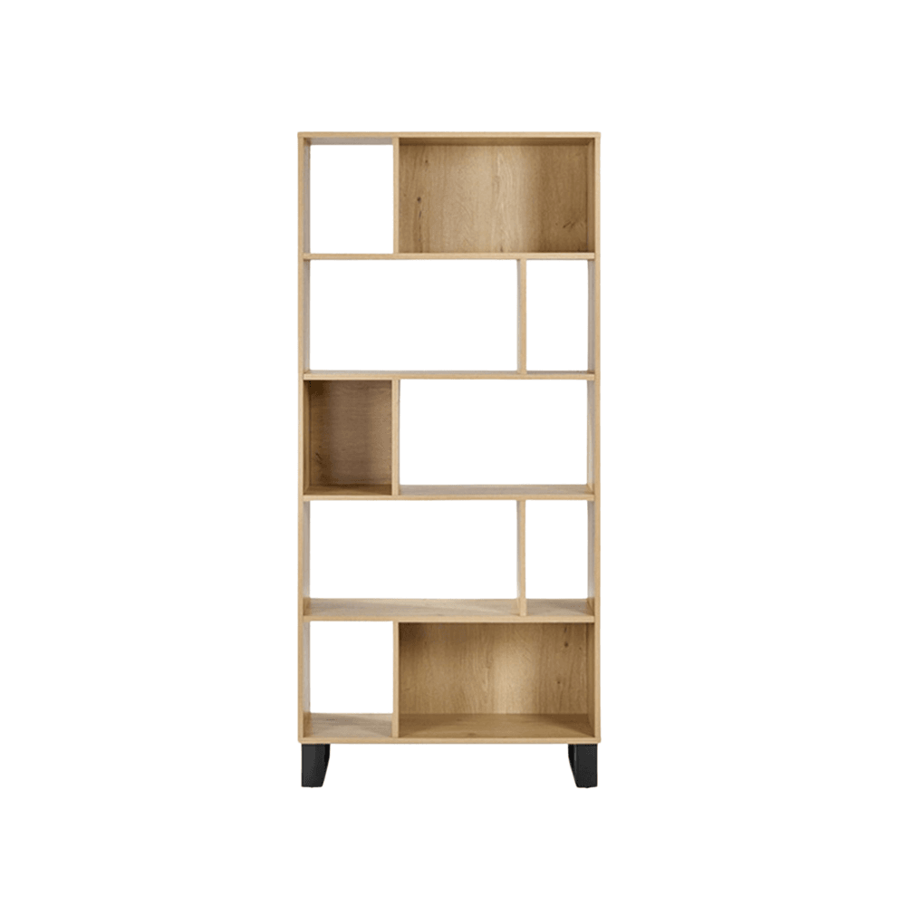 5 - Tier Bookcase Display Shelf Cabinet - Natural Fast shipping On sale