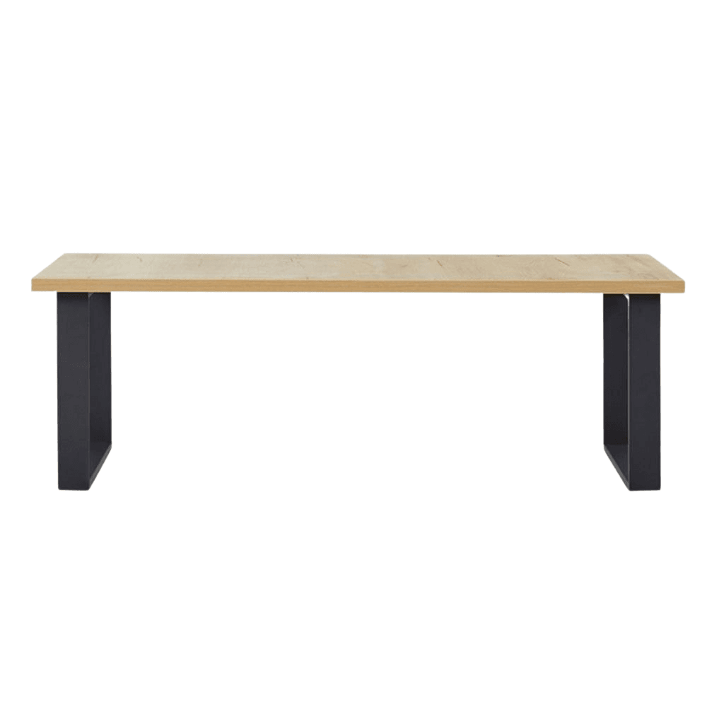 Rectangular Wooden Coffee Table - Natural Fast shipping On sale