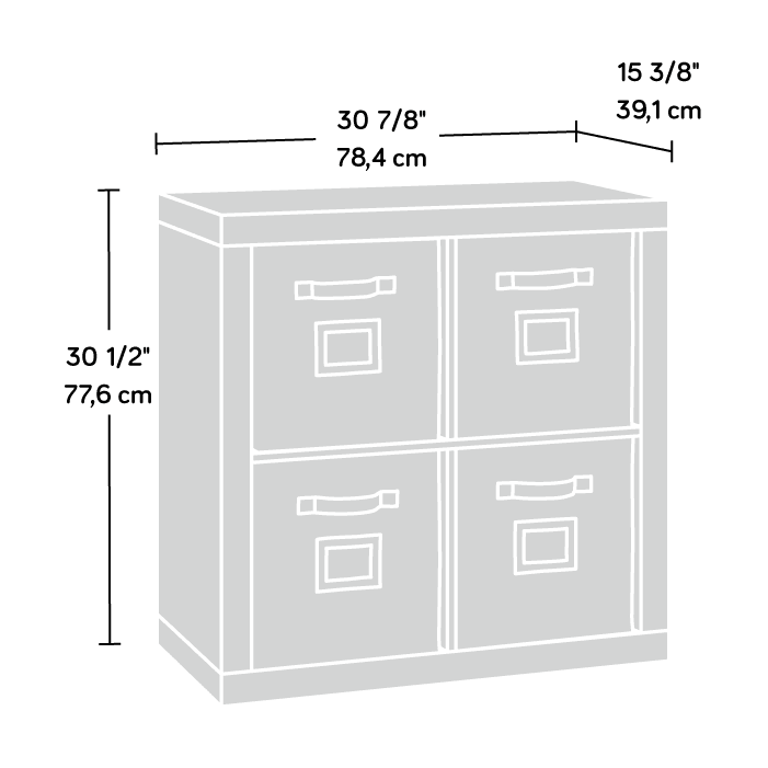 Jameson Modern 4-Cube Bookcase Organiser Storage Cabinet - Lintel Oak Fast shipping On sale