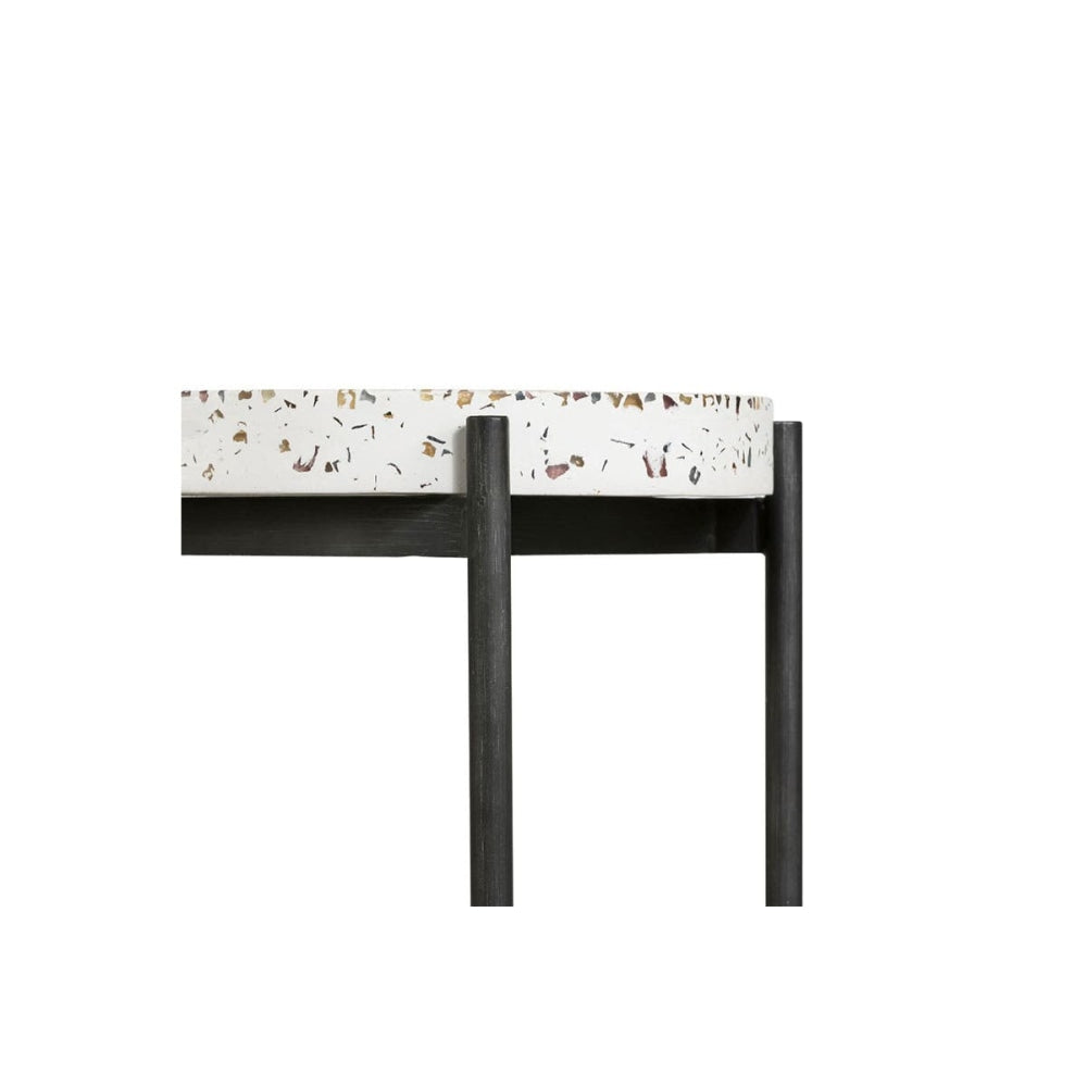 Jaque Terrazzo Hallway Console Hall Table Concrete Top Fast shipping On sale