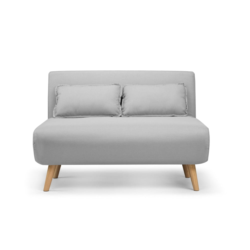 Jepson Modern 2-Seater Polyester Fabric Sofa Bed - Light Grey 2 Seater / Fast shipping On sale