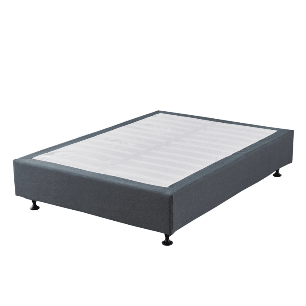 Modern Fabric Bed Frame Platform Base Double Size - Dark Grey Fast shipping On sale