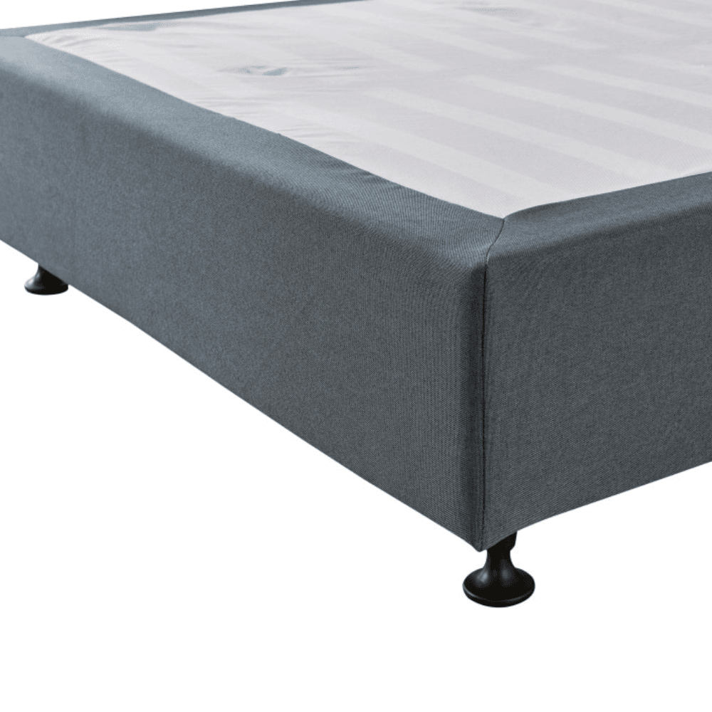 Modern Fabric Bed Frame Platform Base Double Size - Dark Grey Fast shipping On sale