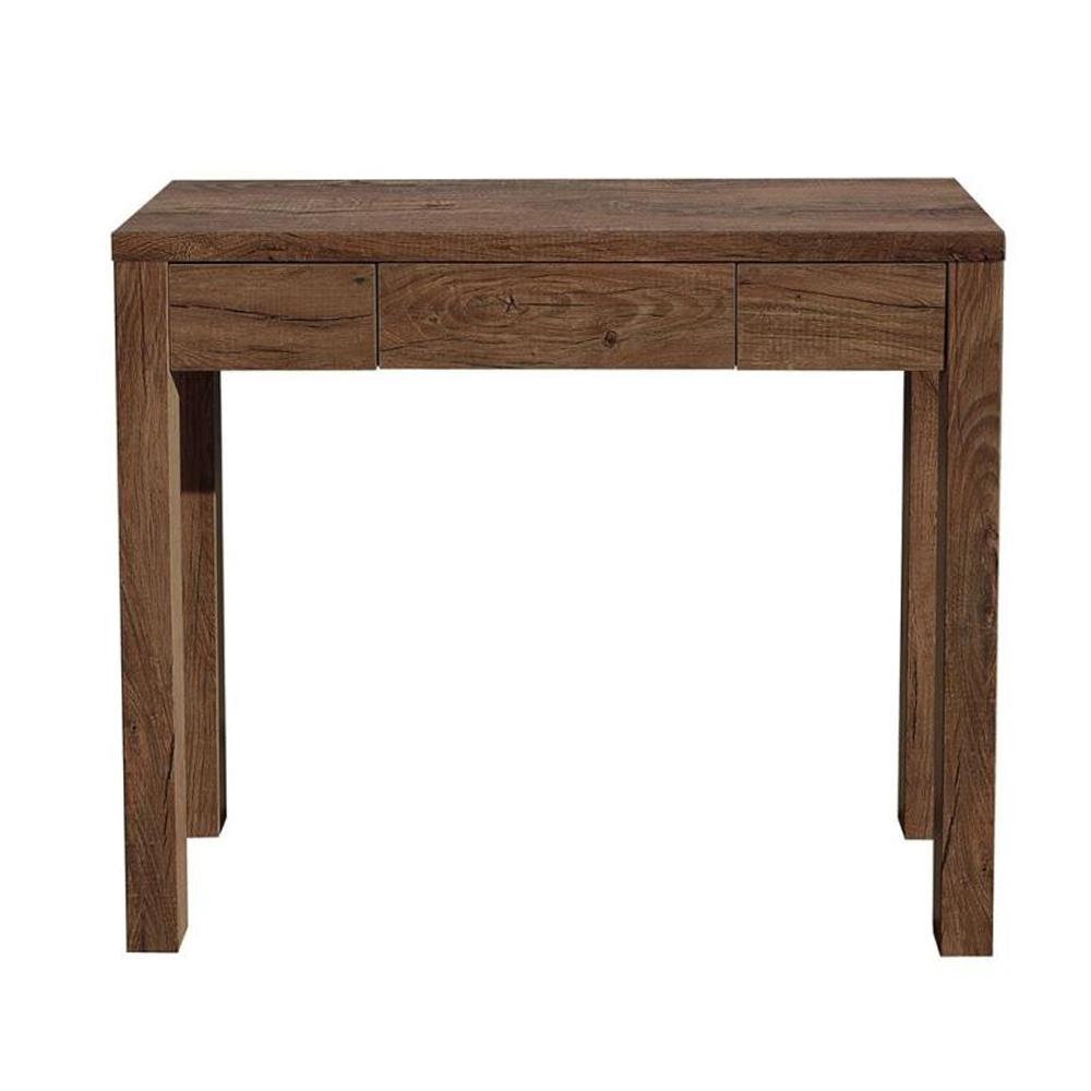 Karen Rectangular Wooden Hall Console Table - Antique Oak Fast shipping On sale